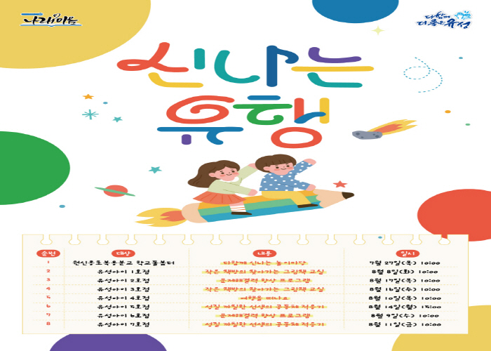 2023 학교돌봄터 등 돌봄 기관 대상 「신나는 유ㆍ행」 개최 게시글의 1번째 이미지