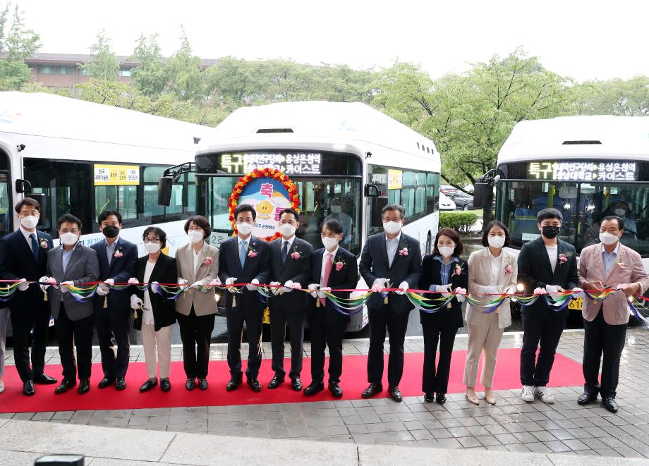 대덕특구 순환버스 개통식(2021.08.23) 이미지