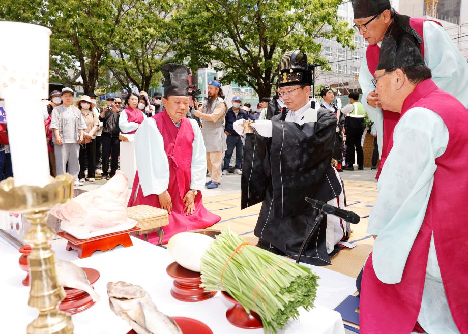 유성온천문화축제 온천 수신제 이미지