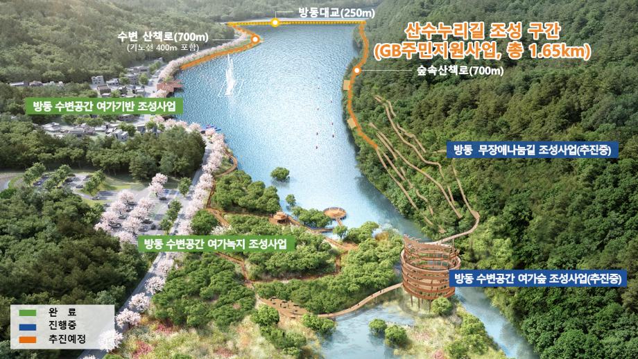 (9 28) 1 유성구 방동저수지 숲물 즐기는 산수 누리길 조성 사진2.jpg