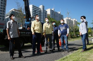 태풍대비 현수막게시대 정비사업 현장점검_1