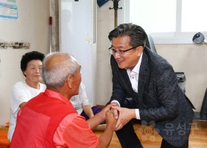 무더위쉼터인 경로당 방문(2018.8.6.)