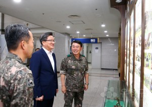 정용래구청장 교육사령부 방문(2018.9.7.)