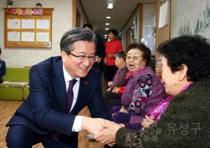 정용래 유성구청장 사회복지시설 방문(2020.1.21.)