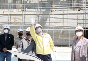 유성종합스포츠센터 건립공사 현장점검(2020.4.29.)