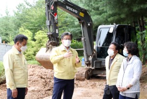장마피해 복구현장 방문(2020.7.31.)