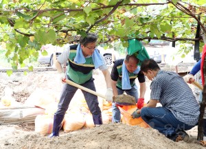집중호우 피해농가 복구활동