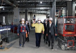 대전신세계 엑스포점 건축 현장방문