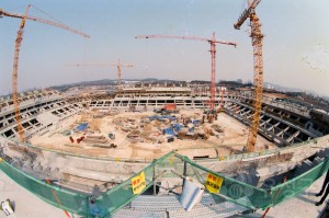 2002년 월드컵 대전경기장 건설