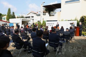 홍범도 장군로 기념 제막식