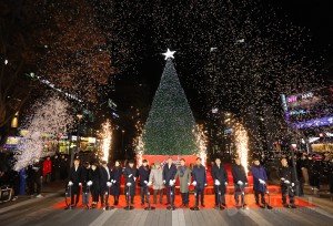 유성온천 크리스마스축제 트리점등식