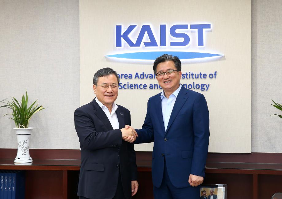 카이스트총장과 간담회(2018.8.1.) 이미지