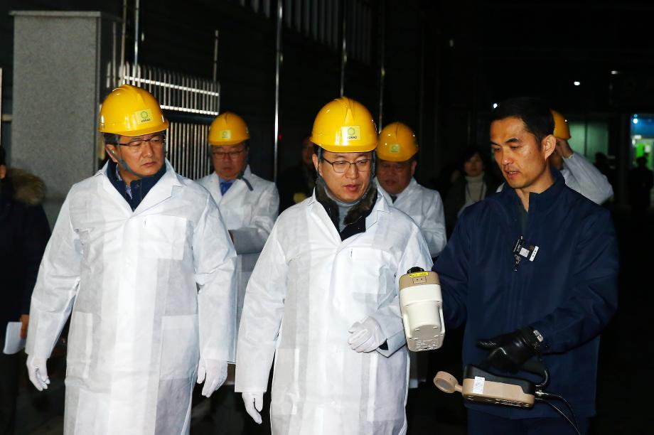 방사선페기물 이송 현장방문(2018.12.19.) 이미지