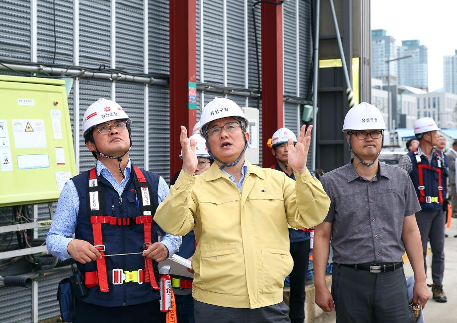 태풍대비 공사현장점검(2019.9.5.) 이미지