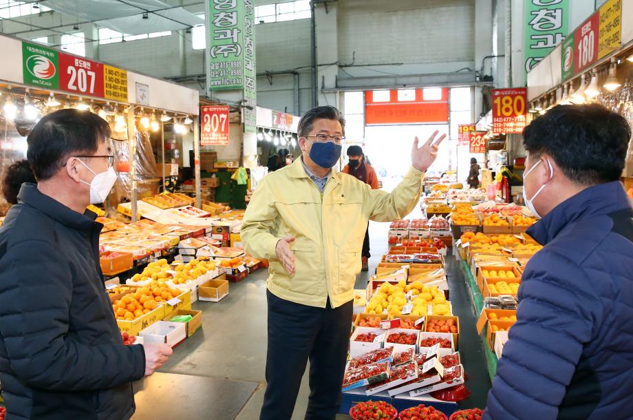 코로나19로 인한 상인 애로사항 청취(2020.3.15.) 이미지