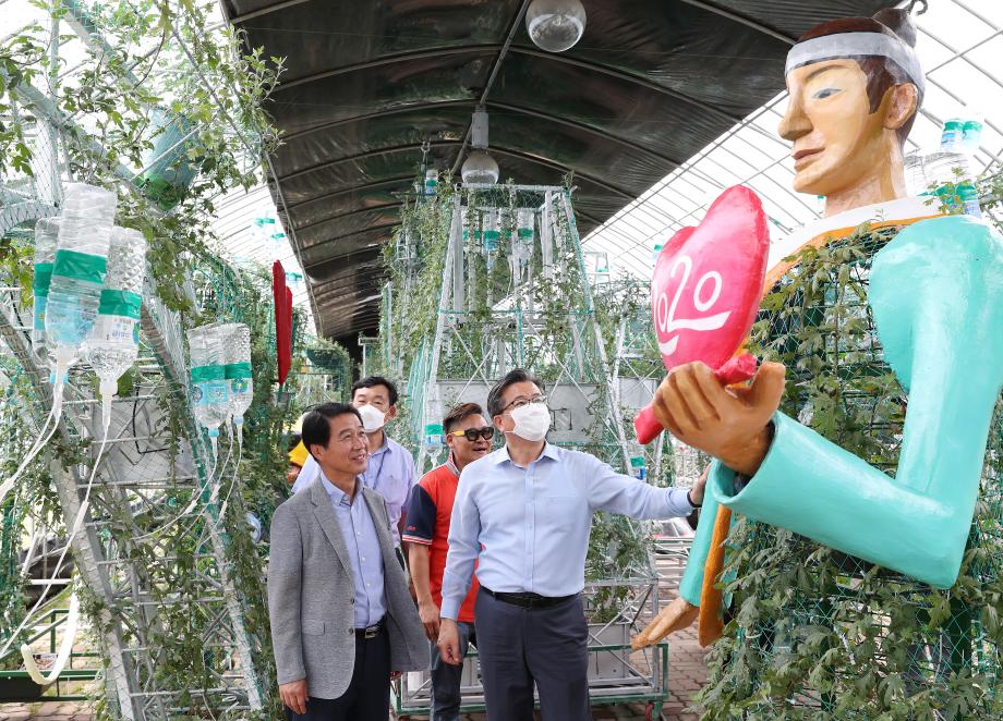 양묘장 격려방문(2020.6.11.) 이미지