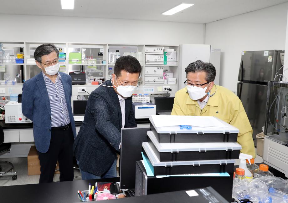 벤처기업 방문(2020.9.23.) 이미지